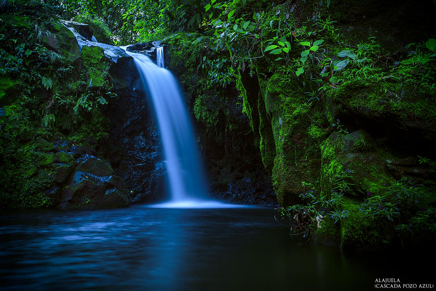 Pozo Azul waterfalls